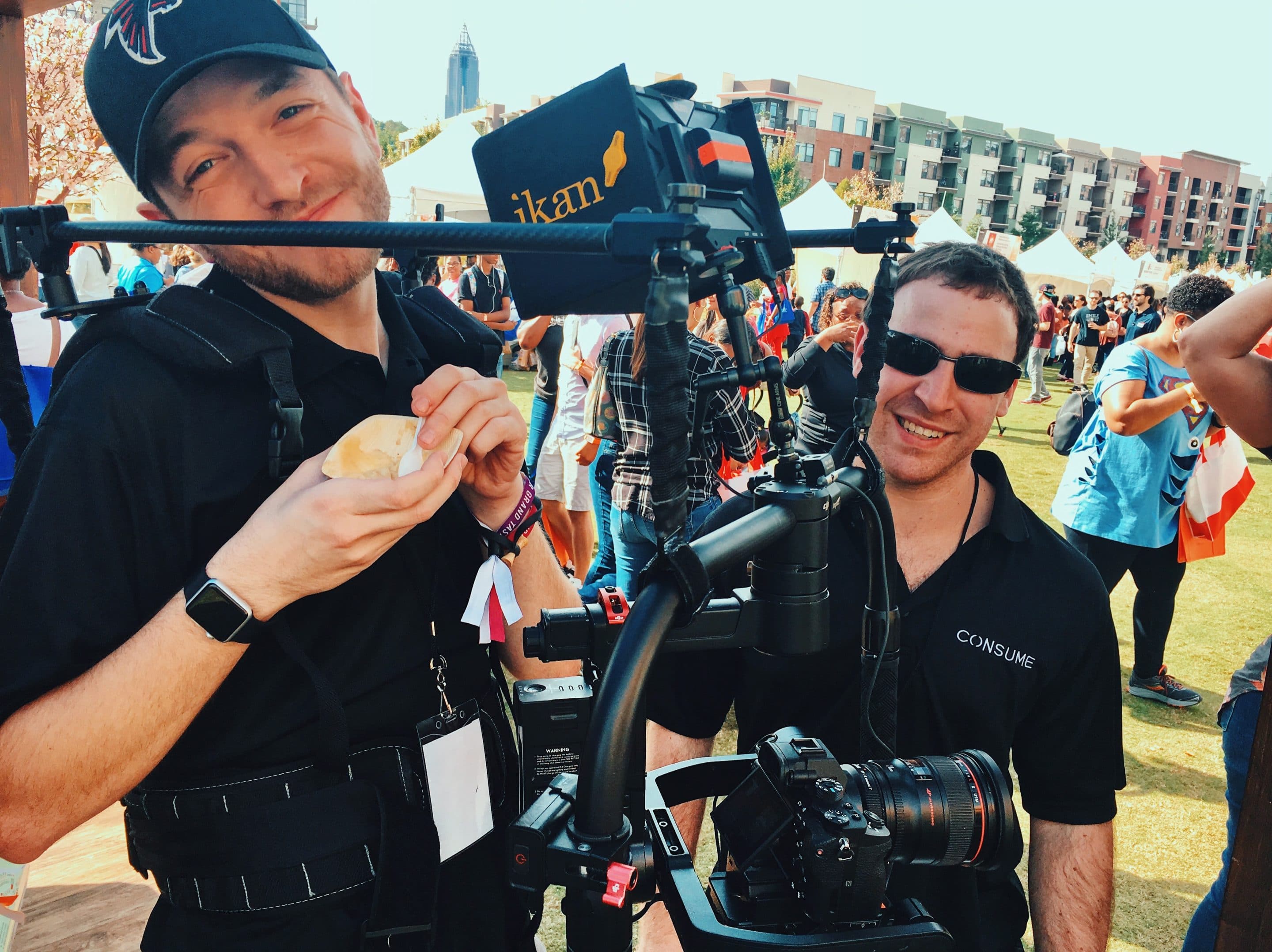 leo and michael at taste of atlanta Consume Media updates
