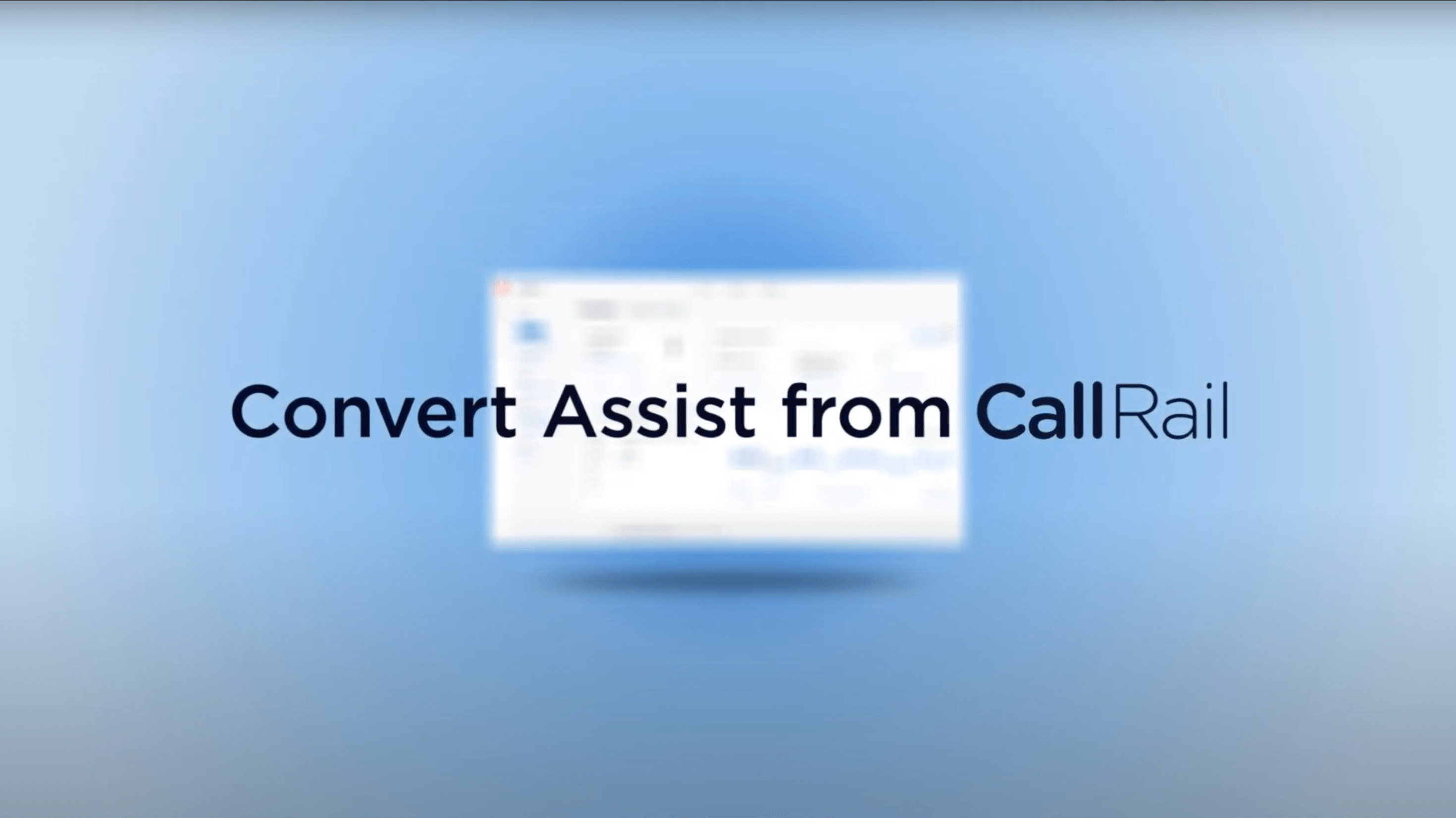 CallRail // Convert Assist